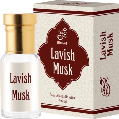 Binawf Lavish Musk Luxury Non Alcoholic Roll On Attar Perfume Musky Fragrance 6 ML Floral Attar(Musk)