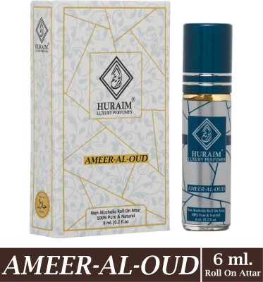 huraim AMEER-AL-OUD 6 ml. ROLL ON ATTAR Floral Attar(Gold Musk)