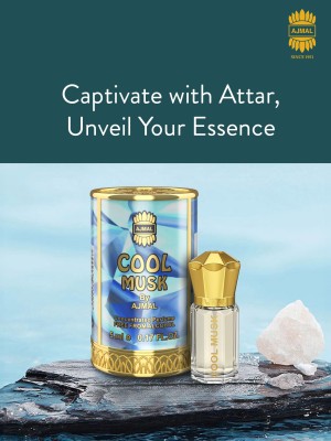 Ajmal COOL MUSK CP|CitrusFragrance|Non-Alcoholic|Long Lasting Perfume Men&Women-5ML Floral Attar(Musk)