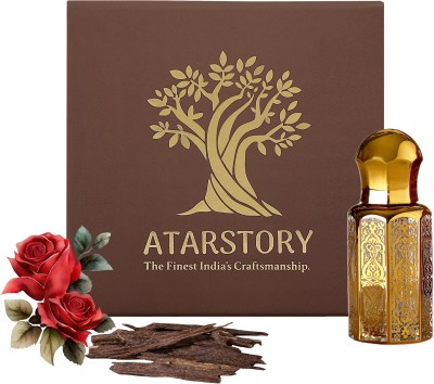 ATARSTORY Rose Oudh Best Luxury Attar | Long Lasting Fragrance | Alcohol Free Herbal Attar(Rose, Oud (agarwood), Woody)