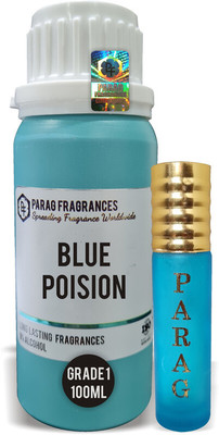 Parag Fragrances Blue Poison 100ml Floral Attar(Natural)