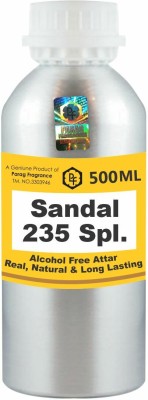 Parag Fragrances Sandal 235 Spl. Attar 500ml Long Lasting Attar Wholesale Pack Floral Attar(Natural)