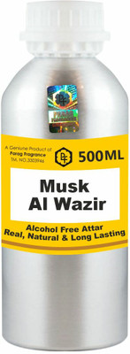 Parag Fragrances Musk Al Wazir Attar 500ml Long Lasting Attar Wholesale Pack Floral Attar(Natural)