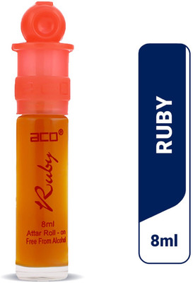 aco RUBY Concentrate Attar Roll On 8ml Floral Attar(Rose)