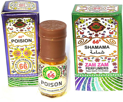 Zam Zam Perfumers Poison and Shamama Long Lasting Attar Floral Attar(Phulwari)