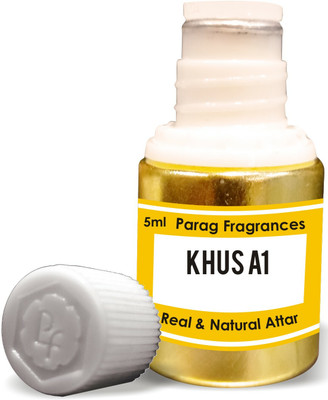 Parag Fragrances Khus A1 Attar 5ml Natural Long Lasting Attar Floral Attar(Natural)