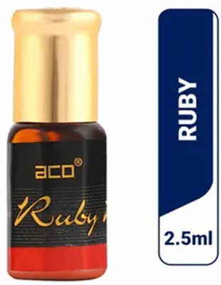 aco Ruby Attar 2.5ml - Alcohol-Free, Pure Fragrance Elixir Floral Attar(Fruity)