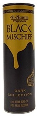 Al Nuaim BLACK MISCHIEF 6ml Attar Roll On Cylinder Pack Floral Attar(Dehn el oud)