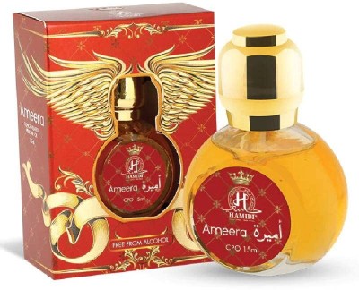 Hamidi Ameera CPO 15ml Attar | Concentrated Perfume Oil | Perfume Oil for Men. Herbal Attar(Woody)