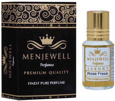 Menjewell Fragrances Rose Fresh (Natural Itra/Attar) Perfume) Floral Attar Floral Attar(Rose)