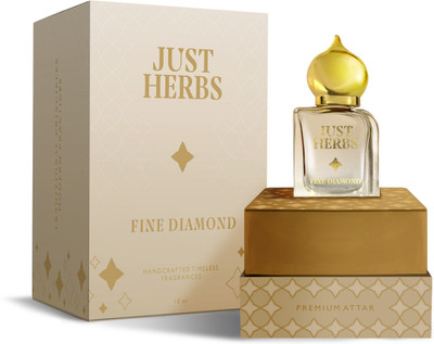 Just Herbs Fine Diamond Premium Attar , Non-Alcoholic , Long lasting Floral Attar(Oud (agarwood))