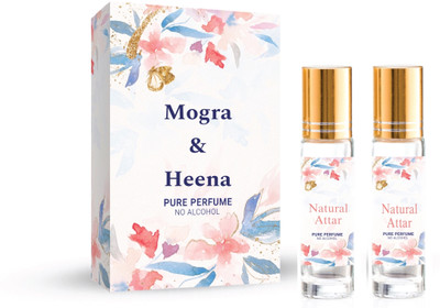 The Rupawat perfumery house NEW Mogra & Heena 12 ML(6ml Each) Floral Attar(Natural)