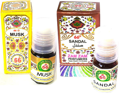 Zam Zam Perfumers Musk and Sandal Long Lasting Attar Floral Attar(Phulwari)