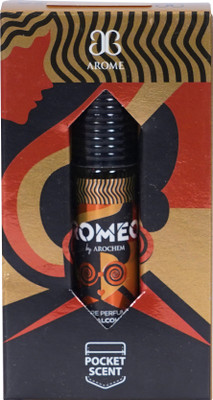 AROCHEM AROME ROMEO Attar Long Lasting Fragrance No Alcohol Pure Perfume 6ML (Pack of 1) Herbal Attar(Agarwood)
