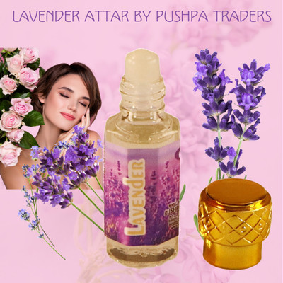 Pushpa Traders Pushp Lavender Long Lasting Alcohol free Floral Attar(Natural)