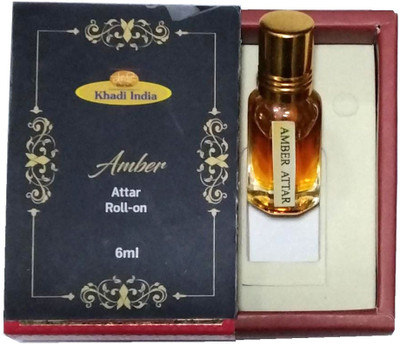 NIRVANA GRAM UDYOG ATTAR AMBER 6ML PACK OF 1 Herbal Attar(Amber, Agarwood)