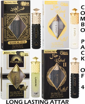 Manasik Qasr Al Oud, Rahal i, Property & Rahal ii AQD Floral Attar(Agarwood, Floral, Natural, White Lotus)