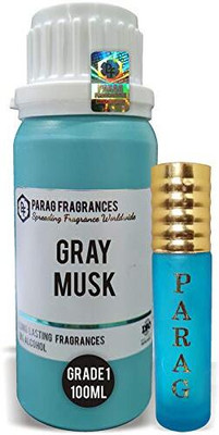 Parag Fragrances Gray Musk 100Ml Real And Natural Attar Floral Attar(Floral)