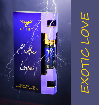 Acort Exotic Love - Long lasting Concentrated Roll on Perfume - attar Floral Attar(Floral)