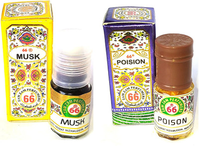 Zam Zam Perfumers Musk and Poison Long Lasting Attar Floral Attar(Phulwari)