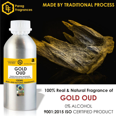 Parag Fragrances 100ml Real Gold Oud Attar (Alcohol Free & Long Lasting) Herbal Attar(Natural)