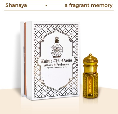 Zuhur AL Oasis Shanaya Floral Attar(Rose, Saffron, Oud (agarwood), Amber, Musk)