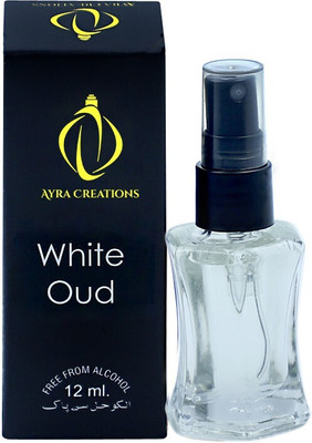 ayra creations White Oud Attar Perfume - 12ml In Spray Bottle / Original & 24 Hours Long Lasting Fragrance/Real & Natural Aroma For Men And Women Floral Attar(Oud (agarwood))