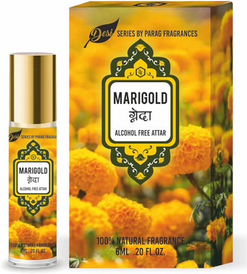 Parag Fragrances Marigold/Genda Attar Perfume Rollon 6Ml (Desi Series Attar) Floral Attar(Genda/Merigold)