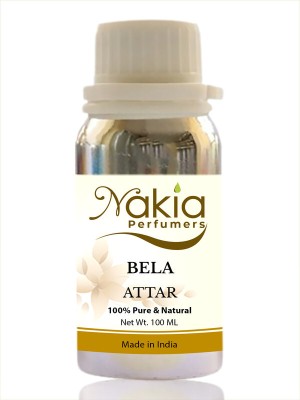 Nakia Bela Attar Perfume Oil | Alcohol free Ittar Scent (100ml) Floral Attar(Floral)