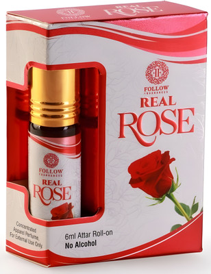 Girnar Follow Fragrances Arabic&French Blend | Luxury Attar Unisex Non-Alcohol Roll-On Floral Attar(Rose)