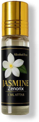 Zenorix Jasmine Mogra Attar For Men And Women 6ml Perfume Oil RollOn,Non-Alcoholic Ittar Floral Attar(Motia/Jasmin)
