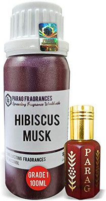 Parag Fragrances Hibiscus Musk Attar 100Ml For Clothes And Religious Use Floral Attar(Floral)