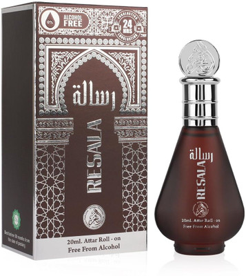 Manasik Resala Premium Attar, Long Lasting Roll on For Men, 20ml Floral Attar(Oud (agarwood))
