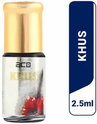 aco Khus Attar 2.5ml - Alcohol-Free, Pure Fragrance Elixir Floral Attar(Fruity)