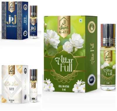 AL-ATIK Do Love,JPJ Ultra Male`& Attar Full Floral Attar(Floral, Fruity, Woody, Mogra, Floral)