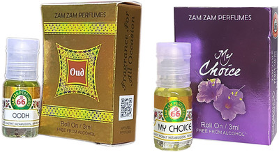 Zam Zam Perfumers Oud and My Choice 3ml/Piece Long Lasting Attar Floral Attar(Natural)