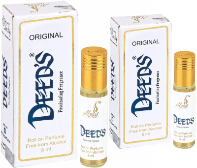 Almas DEEDS ( PACK OF 2) pocket Perfume - 16 ml (For Men & Women) Floral Attar(Floral)