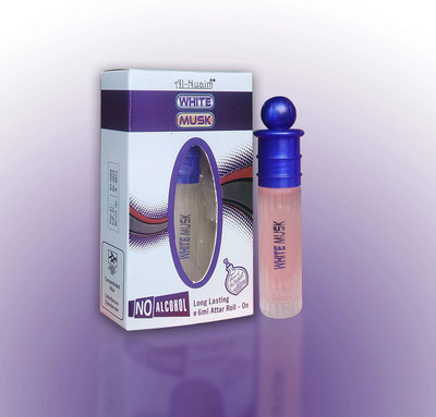 Al-Nuaim White Musk 6ml Recommended Long Lasting Attar Floral Attar(Natural)