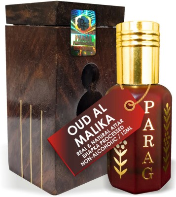 Parag Fragrances Oud Al Malika Attar 12ml Wood Box Gift Pack / Precious Natural Attar Floral Attar(Oud (agarwood))