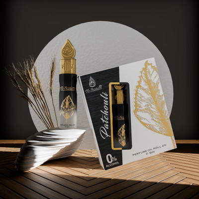 Al-Nuaim Patchouli Alcohol Free Attar Roll On - 6ml Floral Attar(Floral)