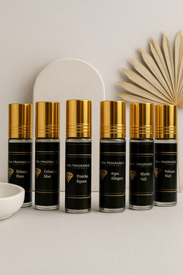 Universal Fragrance dubai attar pack of six Herbal Attar(Citrus, Gold Musk, Jannat ul Firdaus, Islamic Bakhur, Dehn el oud)