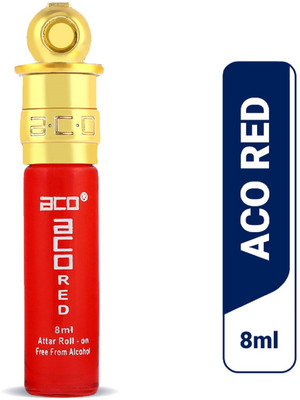 aco RED Concentrate Attar Roll On 8ml Floral Attar(Rose)