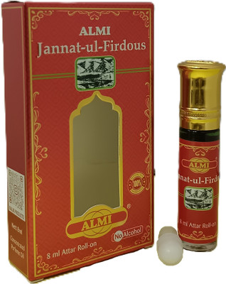 almi Jannatulfirdous 8ml 12hr lasting for All Floral Attar(Jannat ul Firdaus)