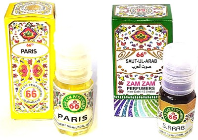 Zam Zam Perfumers Paris and Sautul Arab Long Lasting Attar Floral Attar(Phulwari)