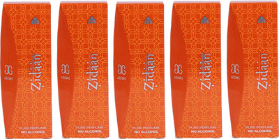AROCHEM TAJ ZIDAAN Attar Long Lasting Scent No Alcohol Pure Perfume 9ML(Pack of 5) Herbal Attar(Natural)