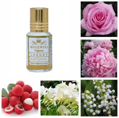 Menjewell Fragrances Rose (Natural Itra/Attar) Perfume) Floral Attar(Rose)