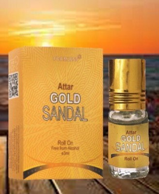 FORMLESS Gold Sandal 3ml Roll On Floral Attar(Oud (agarwood))