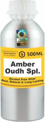 Parag Fragrances Amber Oudh Spl. Attar 500ml Long Lasting Attar Wholesale Pack Floral Attar(Natural)