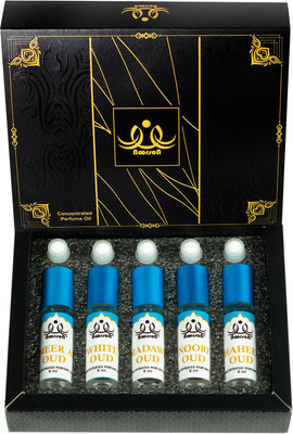 Noorson Oud Combo Non-Alcoholic Premium Quality Attar Perfume (05 x 06Ml : Pack of 05) Herbal Attar(Oud (agarwood))