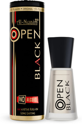 Al Nuaim Open Black 6ml Long Lasting Attar Floral Attar(Natural)